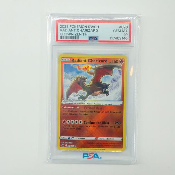 PSA 10 Radiant Charizard – Crown Zenith – GEM MINT - Picture 1 of 1